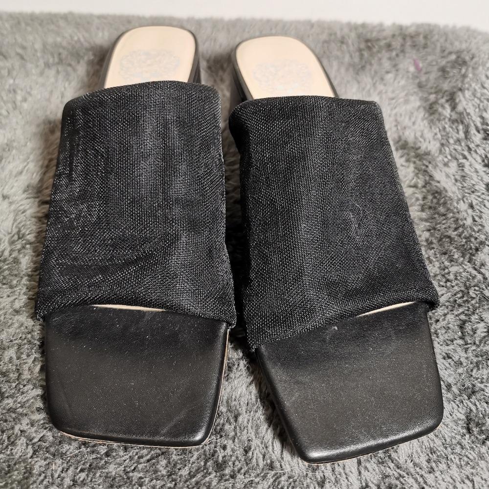 Vince Camuto Black Women's Mules